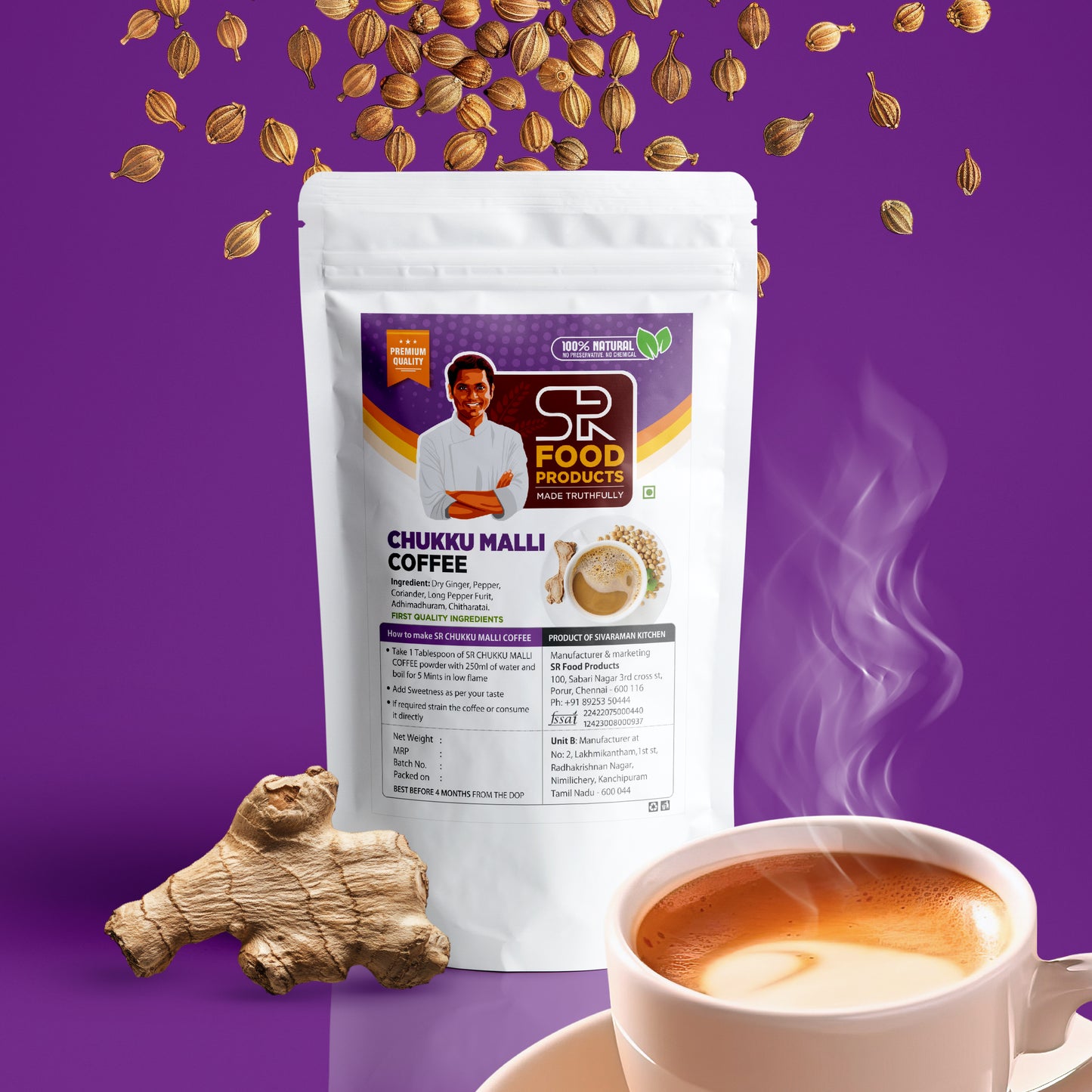 Chukku Malli Cofee (சுக்கு மல்லி காபி)
