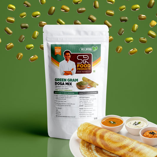 Green Gram Dosa Mix  (பச்சைப் பயிறு தோசை மிக்ஸ்)