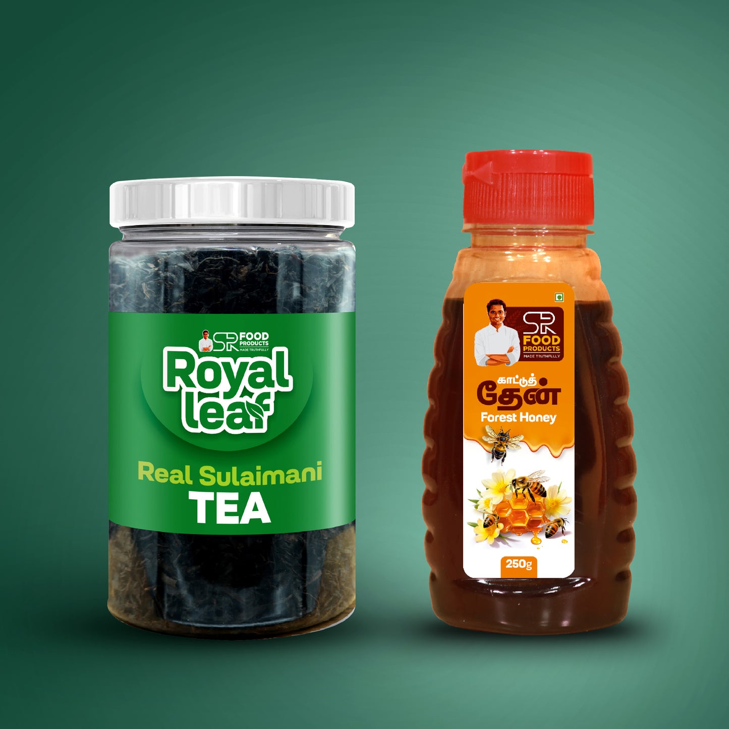 Real Sulaimani tea 125gm,Forest Honey 250gm