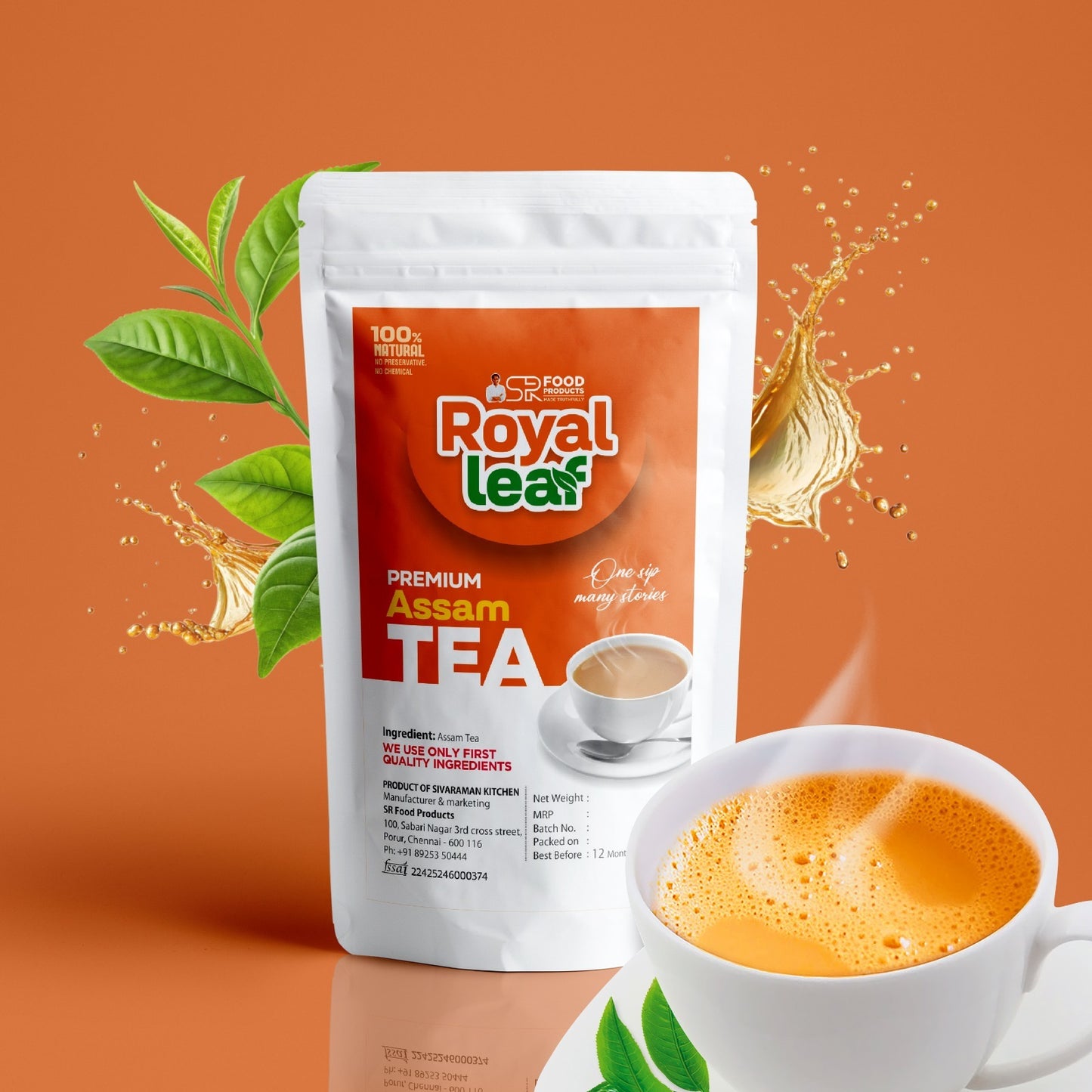 Assam Tea  (அசாம் தேநீர்) 250gm offer price